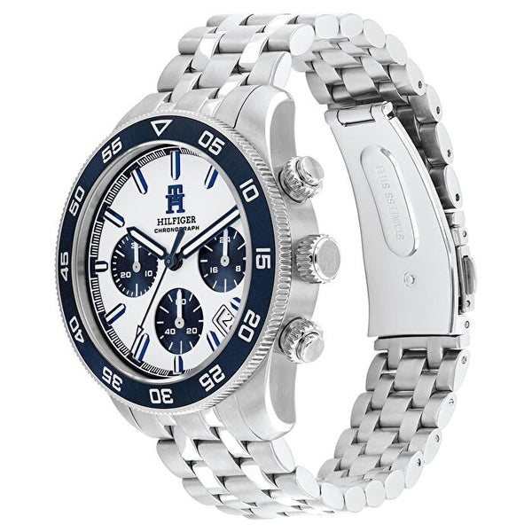 TOMMY HILFIGER, HERENHORLOGE CHRONOGRAPH + FREE GIFT