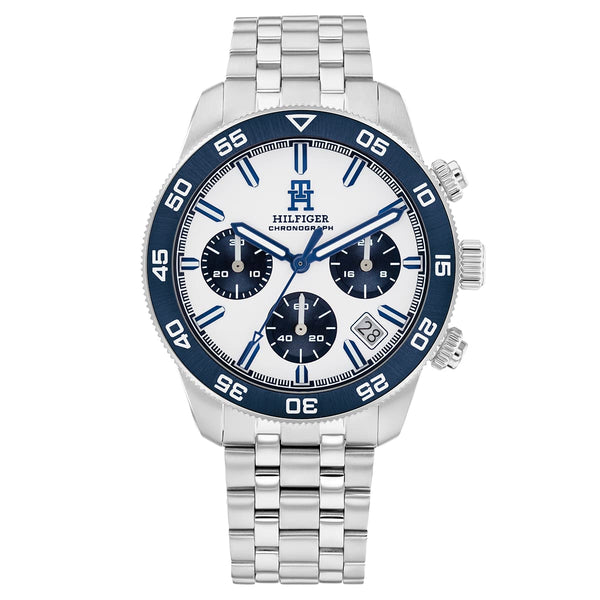 TOMMY HILFIGER, HERENHORLOGE CHRONOGRAPH + FREE GIFT